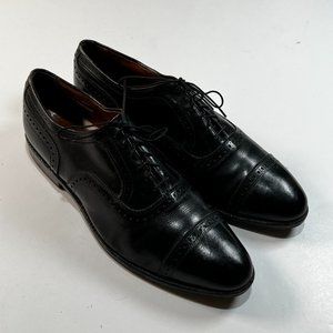 Allen Edmonds Black Cap Toe Leather‎ Dress Shoes Mens 13 D